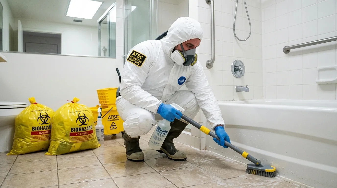 Decontamination equipment deployed for Blood Cleanup in Naperville